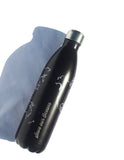 BBBYO Future Bottle + carry cover - stainless steel insulated bottle - 750 ml - Globe print