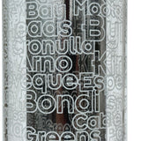 Glass is Greener + carry cover - 750 ml - Coffee Brew Bottle - Hum print