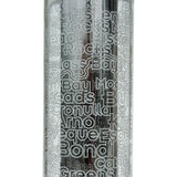 Glass is Greener + carry cover - 750 ml - Coffee Brew Bottle - Hum print