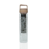 Glass is Greener + carry cover - 750 ml - Coffee Brew Bottle - Hum print