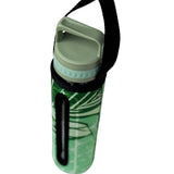 Glass is Greener + carry cover - 750 ml - Tea Brew Bottle - Matcha print
