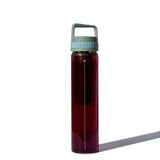 Glass is Greener + carry cover - 750 ml - Tea Brew Bottle - Matcha print