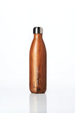 Future Bottle - stainless steel insulated bottle - 750 ml - Woodgrain