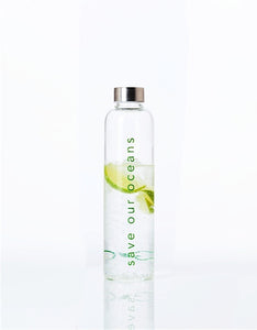 Glass is Greener + carry cover - 750 ml - Peace print