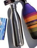 BBBYO Future Bottle + carry cover - stainless steel insulated bottle - 750 ml - Basslet print