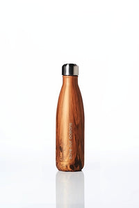 BBBYO Future Bottle - Woodgrain -  Stainless Steel - Insulated - 500 ml
