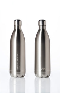 BBBYO Future Bottle + carry cover - stainless steel insulated bottle - 1000 ml - Whitewater print