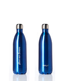 Future Bottle + carry cover - stainless steel insulated bottle - 1000 ml - Beam print