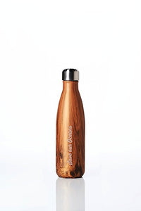 * Super Sale - BBBYO Future Bottle + carry cover - stainless steel insulated bottle - 500 ml - Banana leaf print