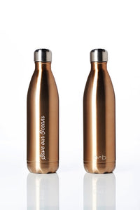 BBBYO Future Bottle + carry cover - stainless steel insulated bottle - 750 ml - Spiral print