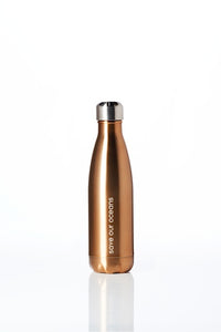 BBBYO Future Bottle + carry cover - stainless steel insulated bottle - 500 ml - Butterfly print