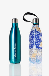 BBBYO Future Bottle + carry cover - stainless steel insulated bottle - 750 ml - Diamonte print