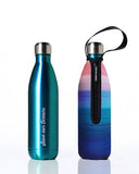 BBBYO Future Bottle + carry cover - stainless steel insulated bottle - 750 ml - Peace print