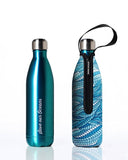 BBBYO Future Bottle + carry cover - stainless steel insulated bottle - 750 ml - Sealeaf print