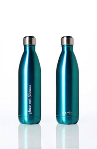 BBBYO Future Bottle + carry cover - stainless steel insulated bottle - 750 ml - Sealeaf print
