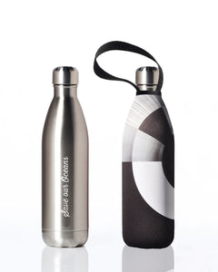* Super Sale - BBBYO Future Bottle + carry cover - stainless steel insulated bottle - 750 ml - Sphere print