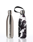 BBBYO Future Bottle + carry cover - stainless steel insulated bottle - 750 ml - Whitewater print
