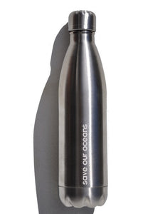 BBBYO Future Bottle + carry cover - stainless steel insulated bottle - 750 ml - Basslet print
