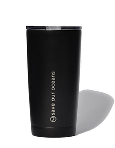 BBBYO Coffee Fix Cup stainless steel - insulated - 600 ml - Black