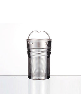 Glass is Greener double wall thermal tea flask + carry cover - 500 ml - Banana leaf print