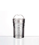 Glass is Greener double wall thermal tea flask + carry cover - 500 ml - Banana leaf print