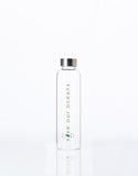 Glass is Greener + carry cover - 570 ml - Banana Leaf print