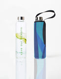 Glass is Greener + carry cover - 750 ml - Reed print