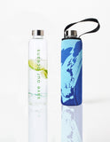 Glass is Greener + carry cover - 750 ml - Rush print