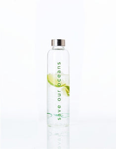 Glass is Greener + carry cover - 750 ml - Orient print