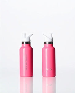Sippy BBBYO Kids Traveller + carry cover - stainless steel - insulated -  500 ml - Rabbit print
