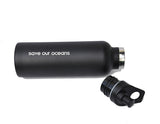BBBYO Thermal Traveller + CARRY COVER COMBO ('Koru') STAINLESS STEEL INSULATED BOTTLE 750 ml