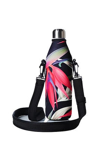 TRVLR by BBBYO carry cover - with shoulder strap - 750 ml - Red Paradise print