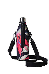 TRVLR by BBBYO carry cover - with shoulder strap - 750 ml - Red Paradise print