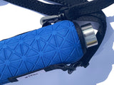 * Super Sale - TRVLR by BBBYO carry cover - with shoulder strap - 750 ml Glass - Textured Blue
